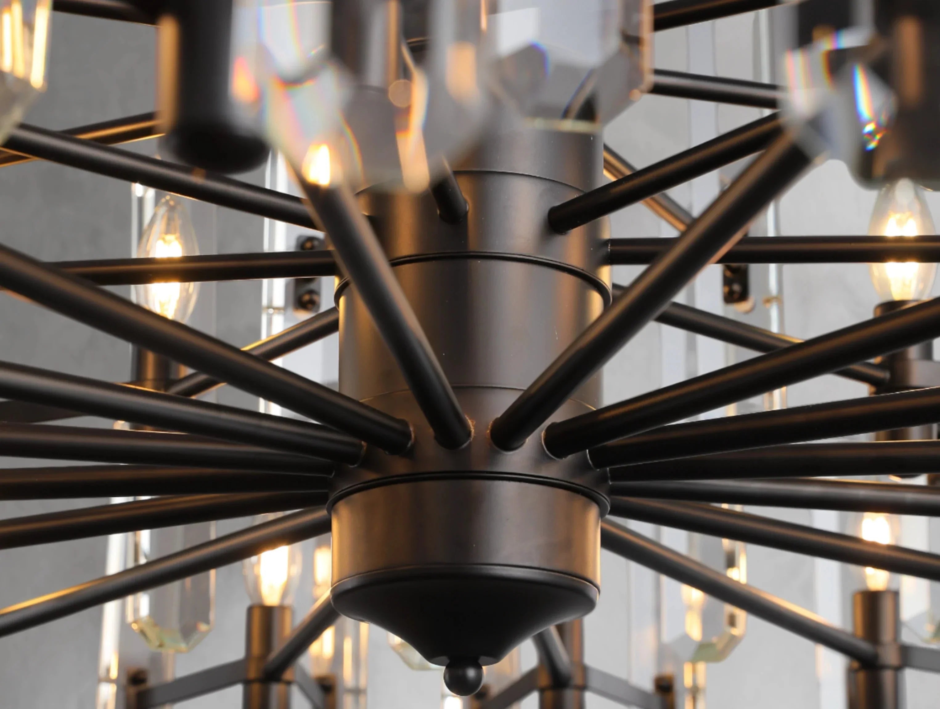 Baingham Round Chandelier - Cyran Lamps