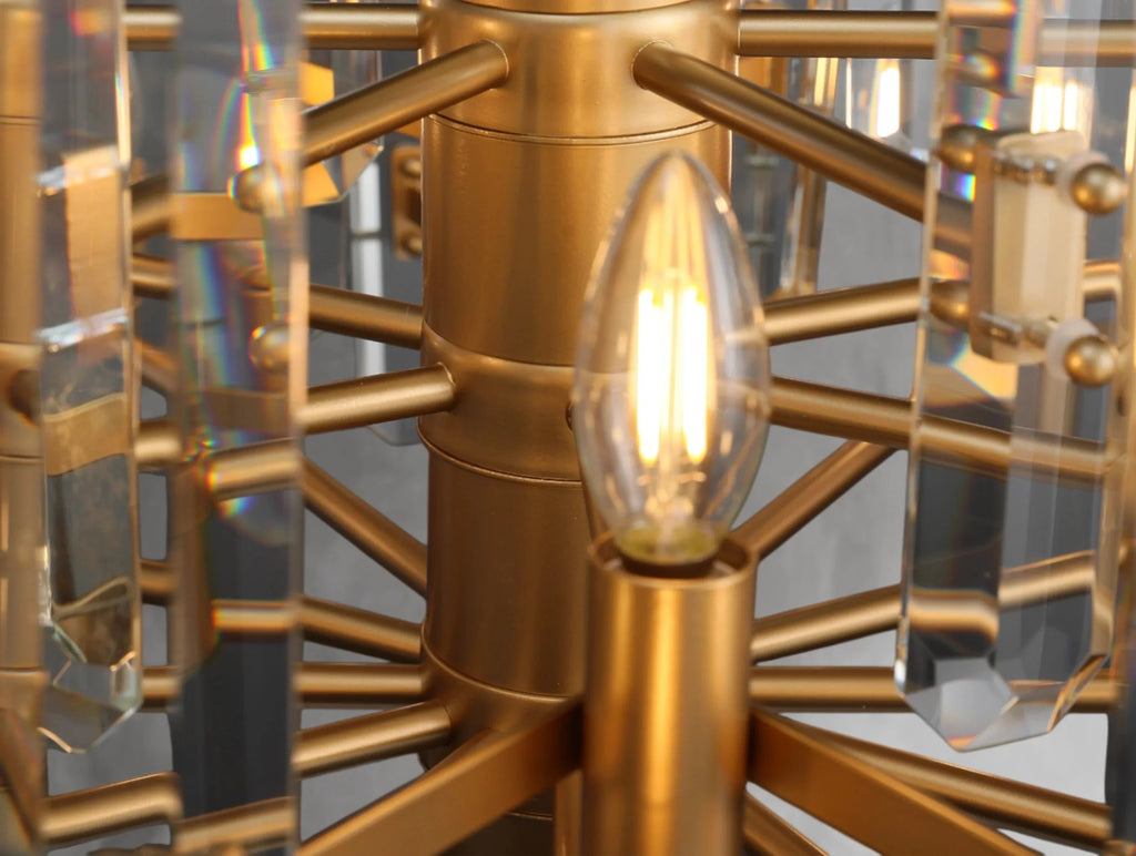Baingham Round Chandelier - Cyran Lamps