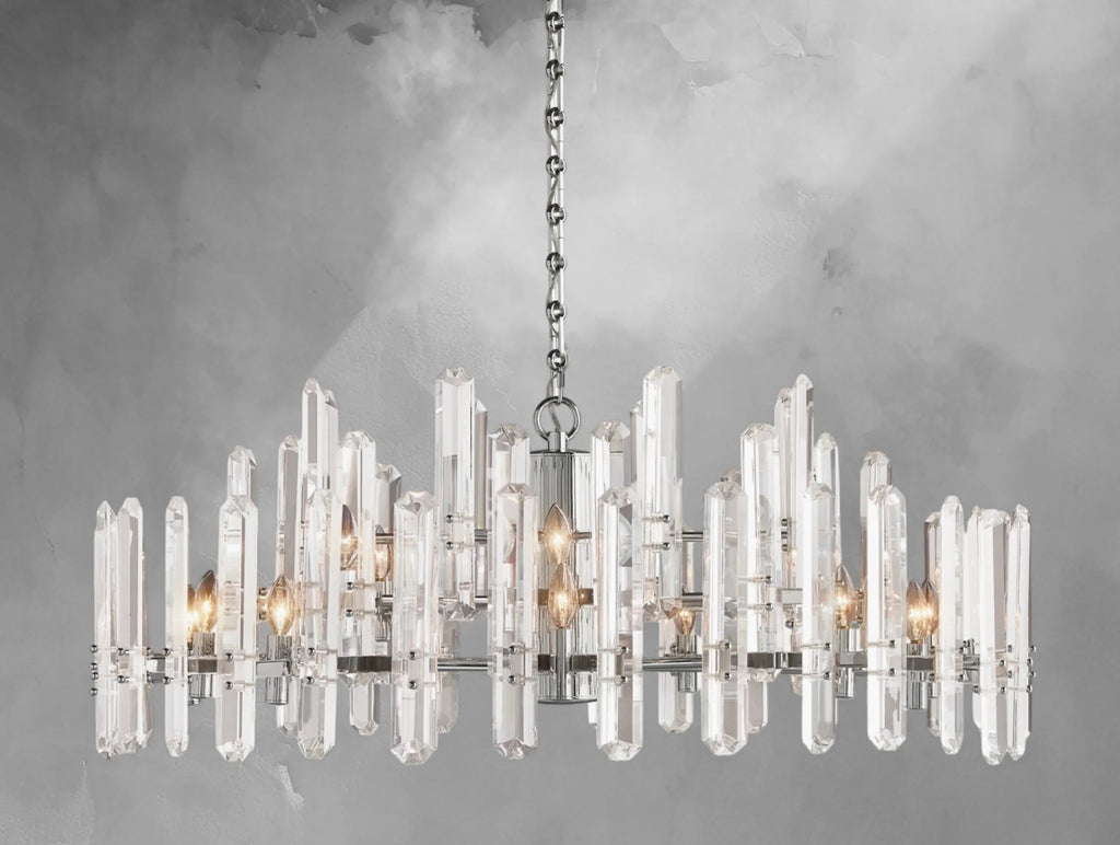 Baingham Round Chandelier - Cyran Lamps