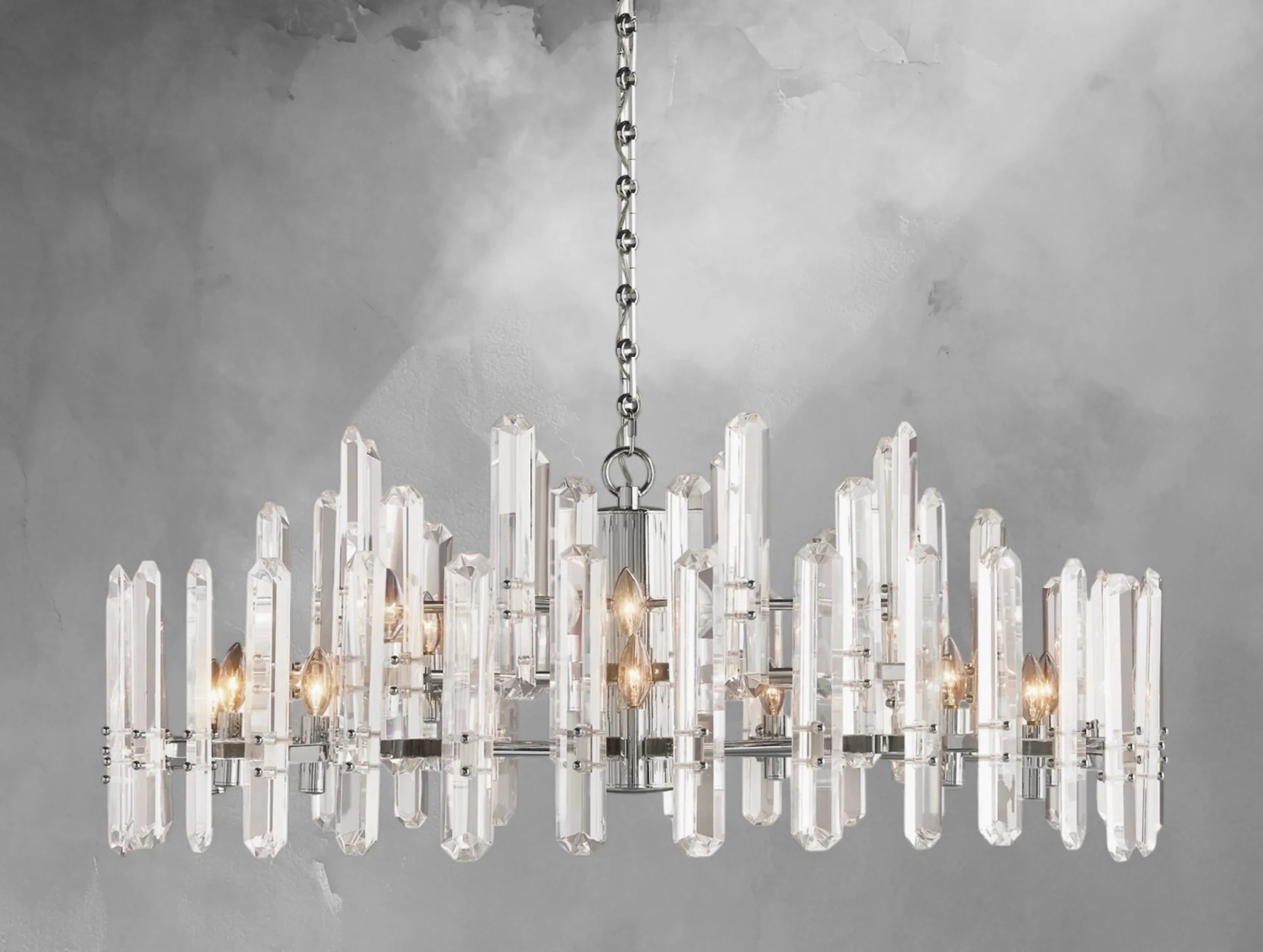 Baingham Round Chandelier - Cyran Lamps