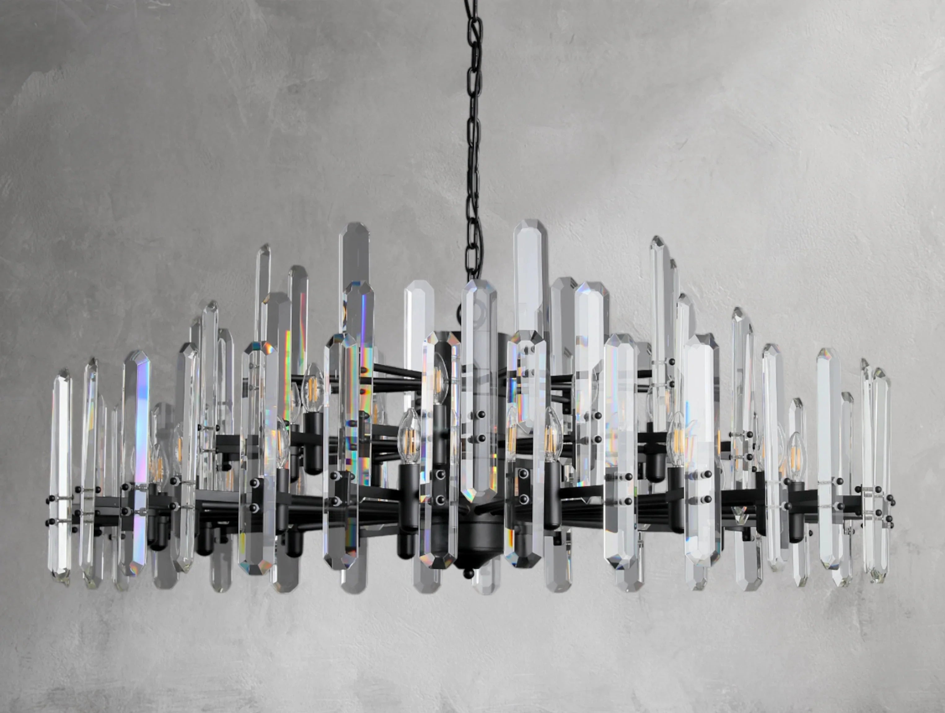 Baingham Round Chandelier - Cyran Lamps