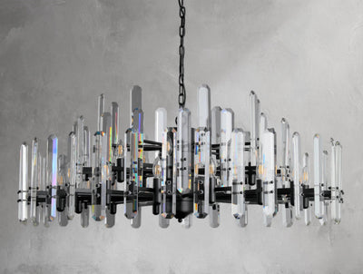 Baingham Round Chandelier - Cyran Lamps