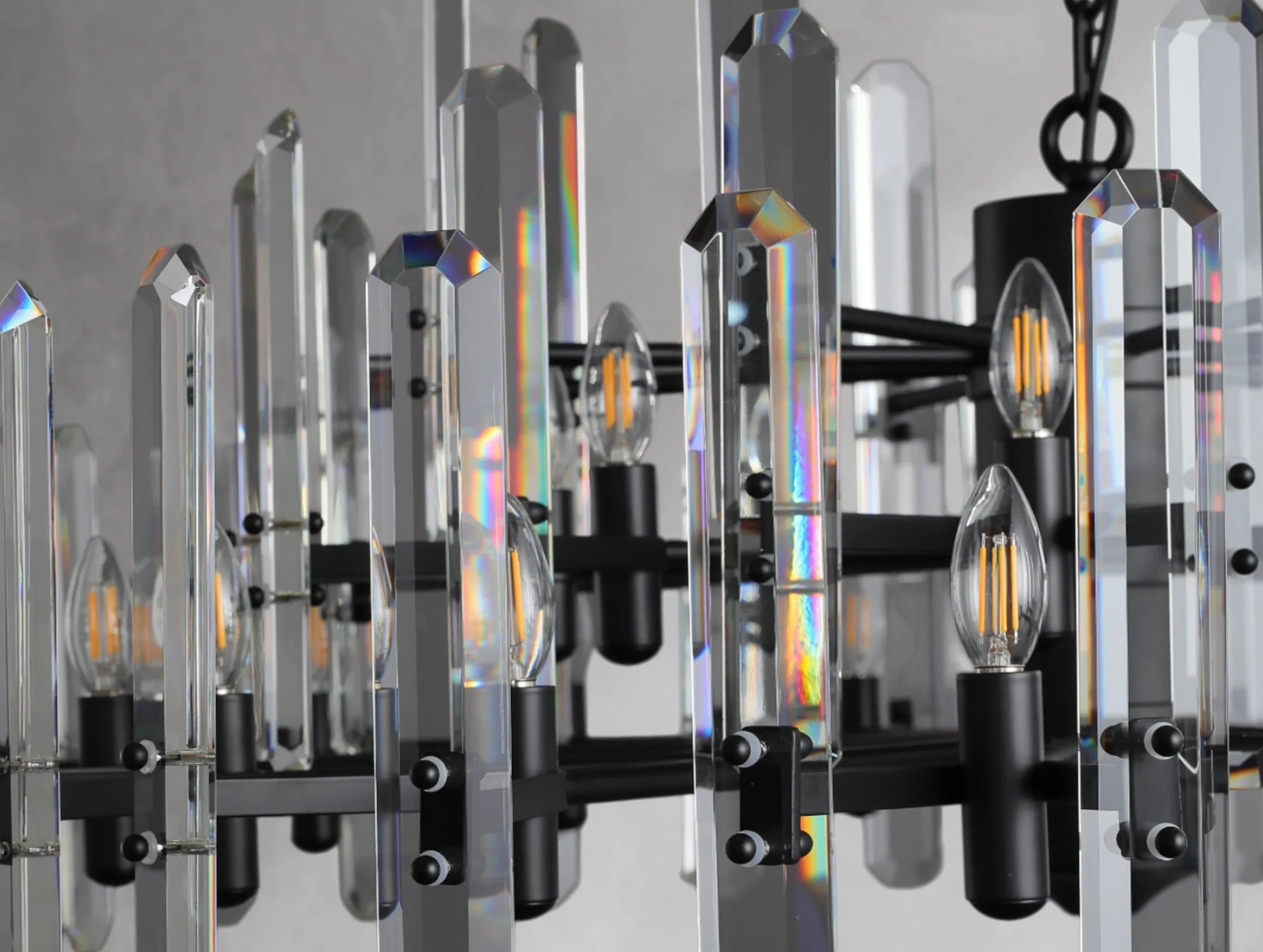 Baingham Round Chandelier - Cyran Lamps