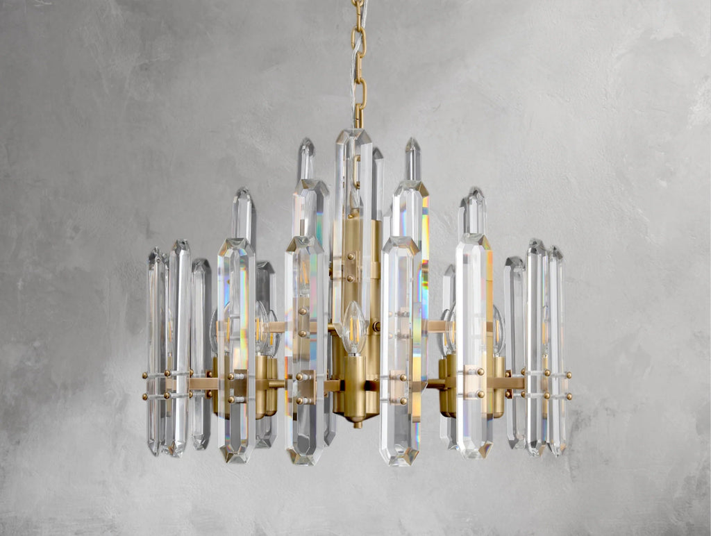 Baingham Round Chandelier - Cyran Lamps