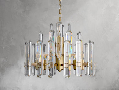 Baingham Round Chandelier - Cyran Lamps