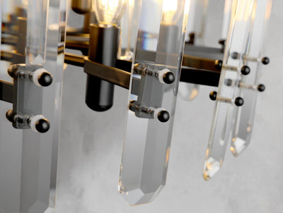 Baingham Round Chandelier - Cyran Lamps