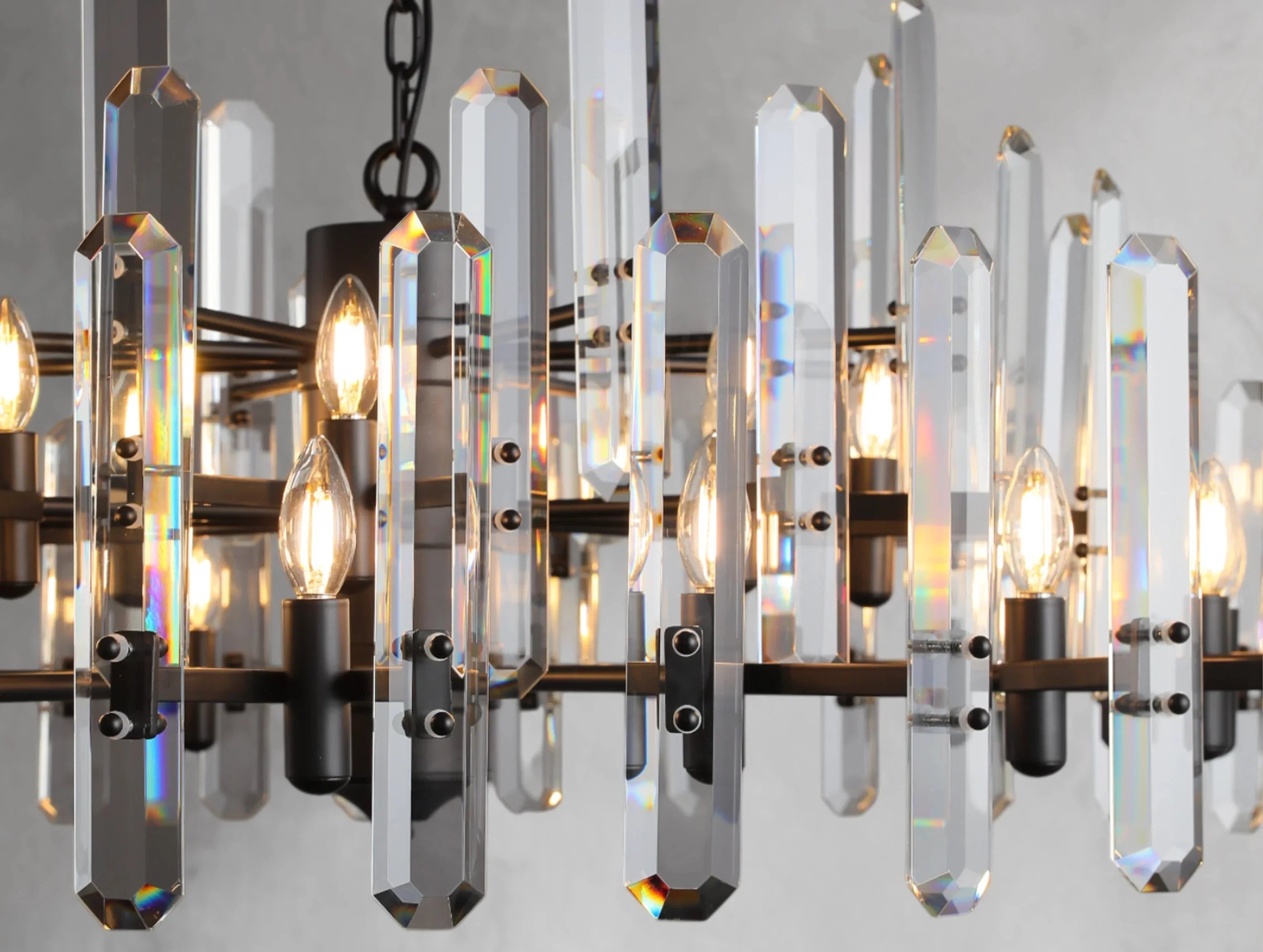 Baingham Round Chandelier - Cyran Lamps