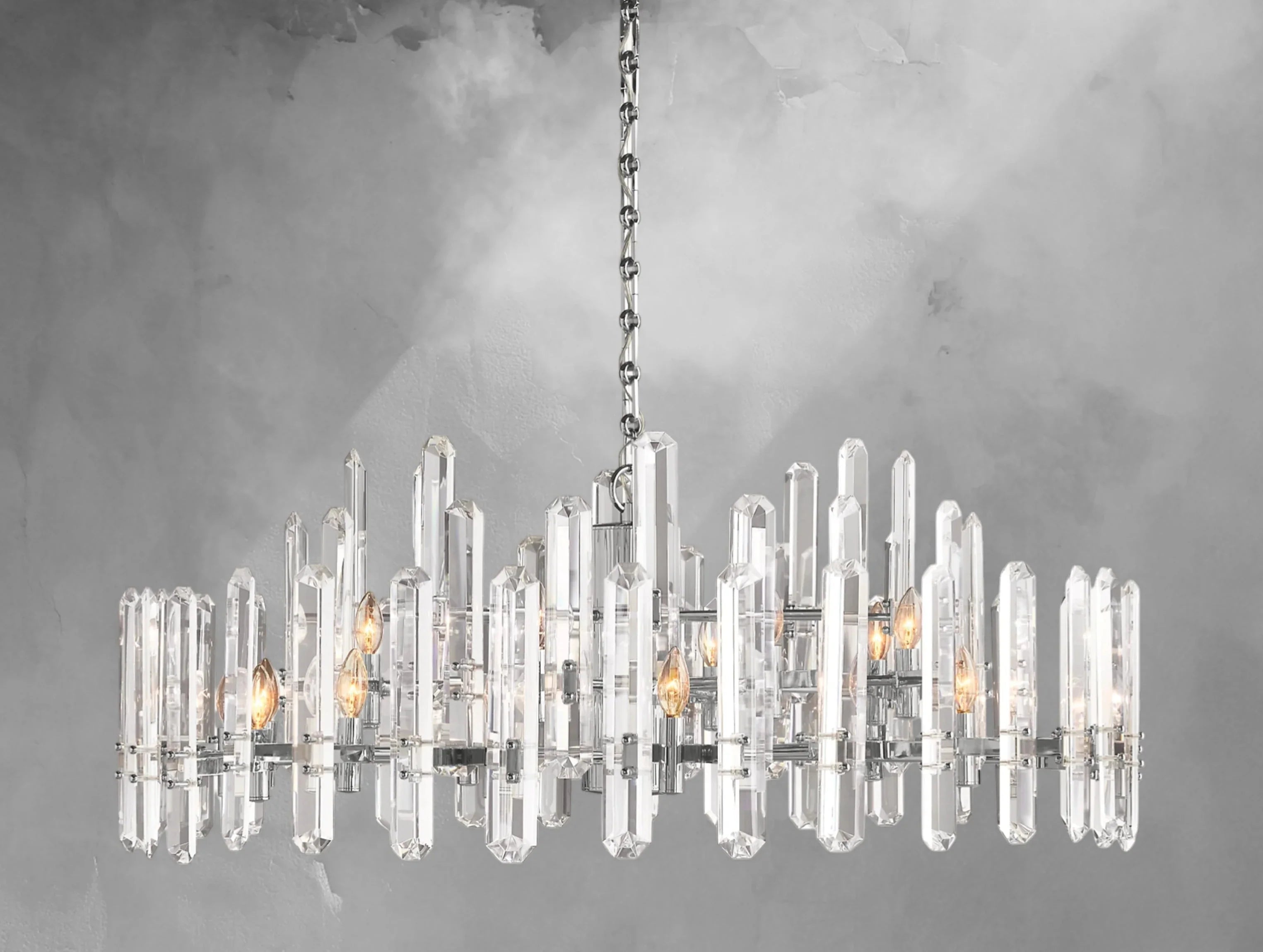 Baingham Round Chandelier - Cyran Lamps
