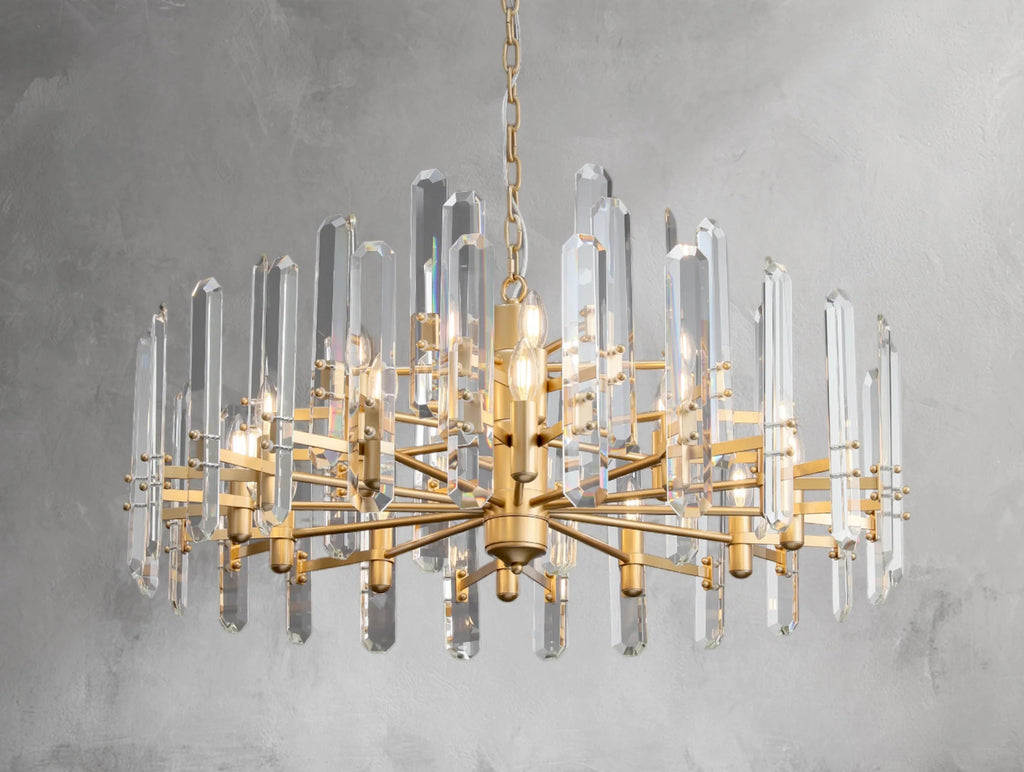 Baingham Round Chandelier - Cyran Lamps