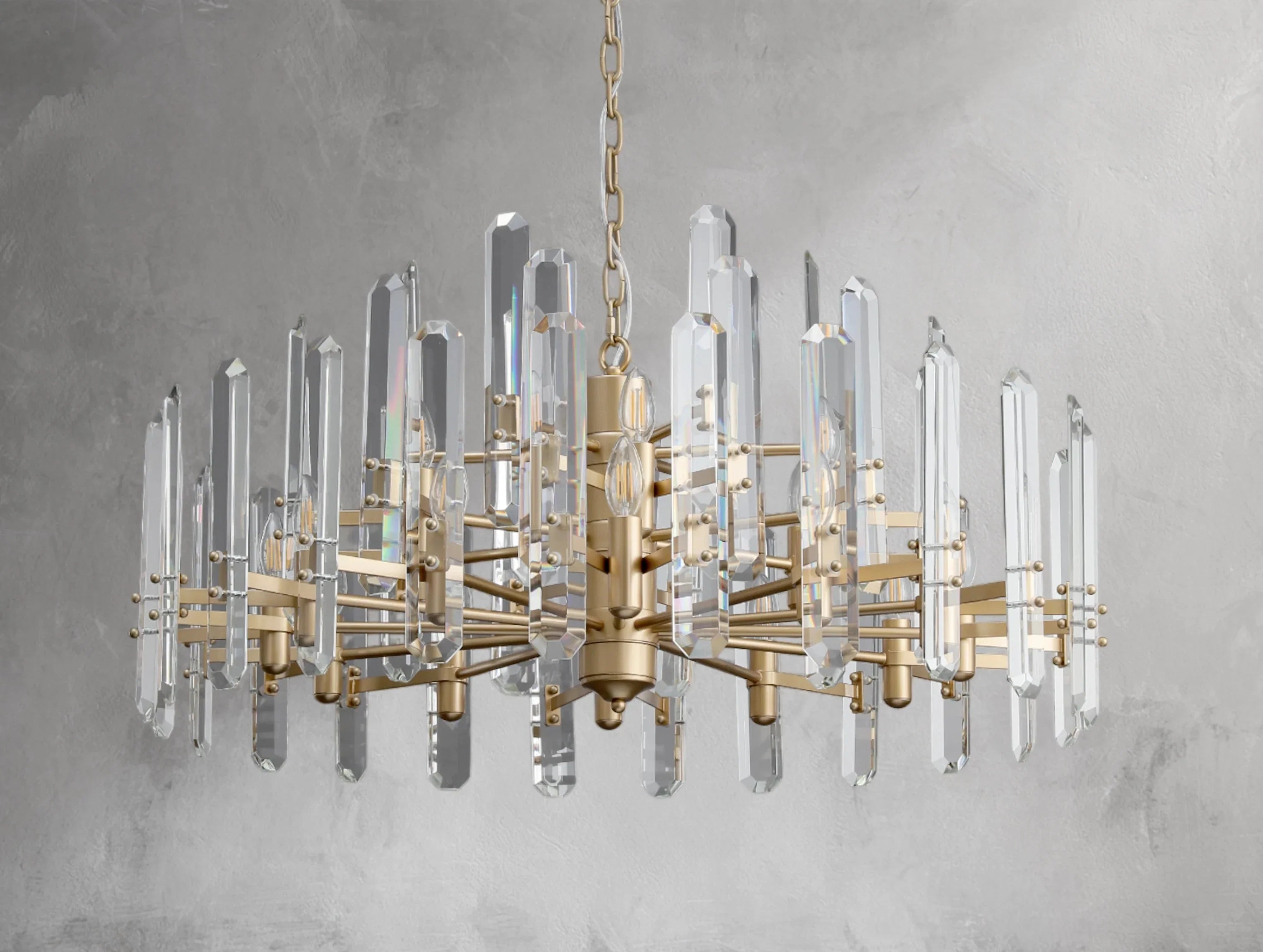 Baingham Round Chandelier - Cyran Lamps