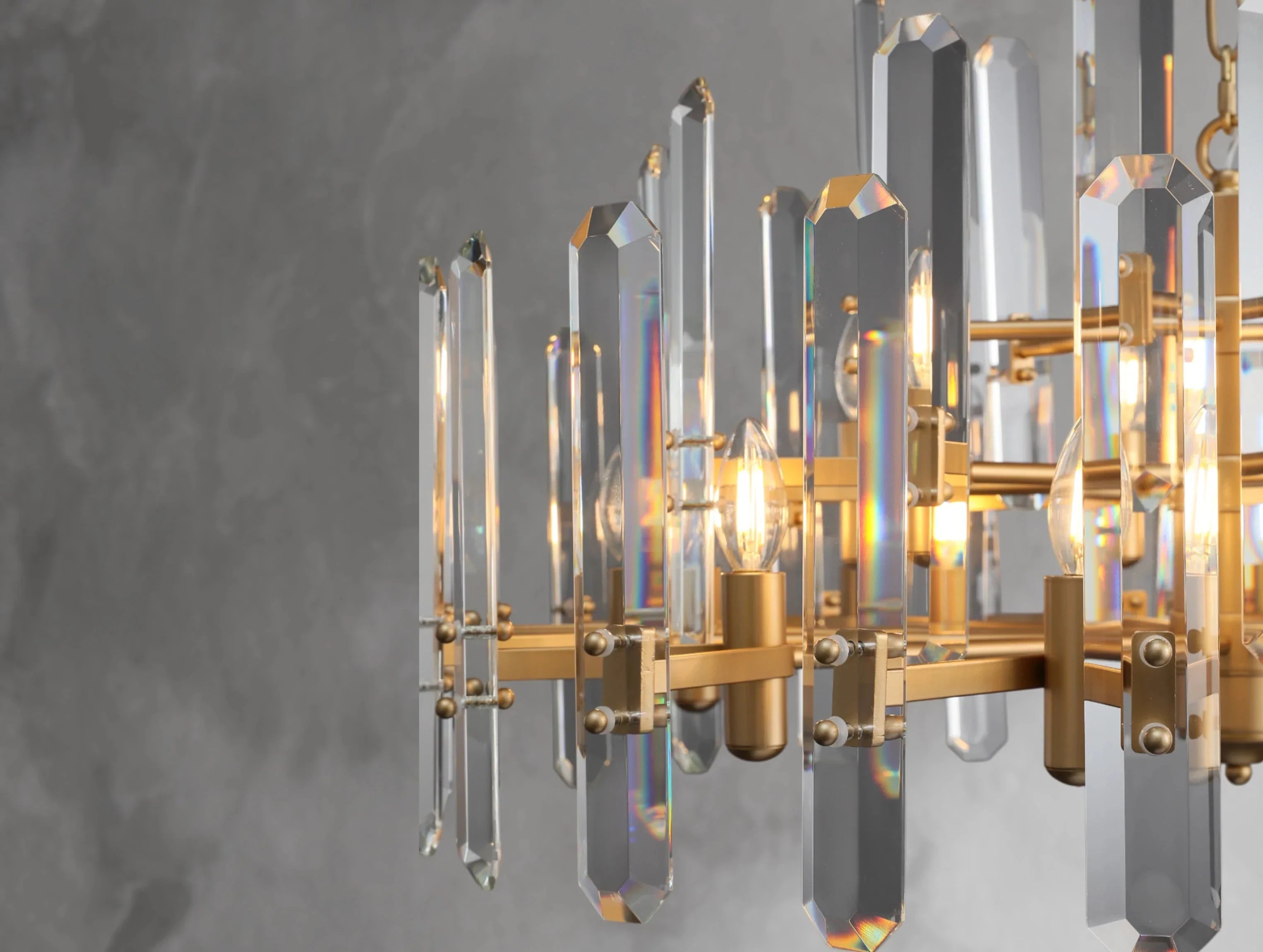 Baingham Round Chandelier - Cyran Lamps