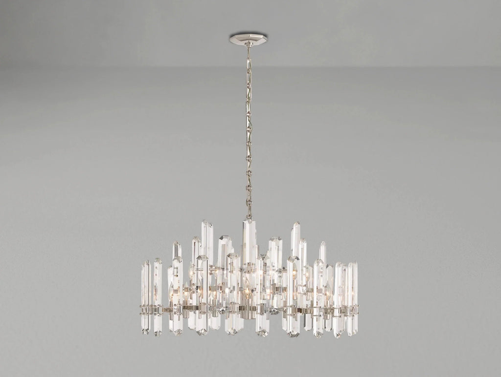 Baingham Round Chandelier - Cyran Lamps
