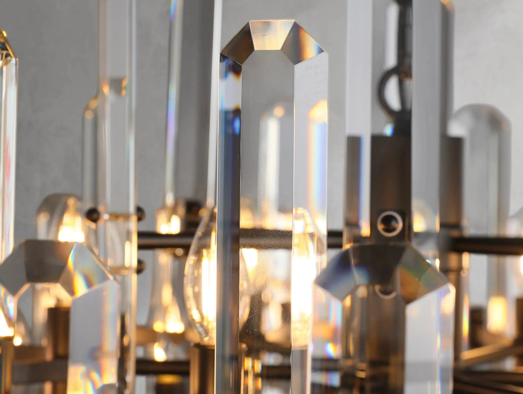 Baingham Round Chandelier - Cyran Lamps
