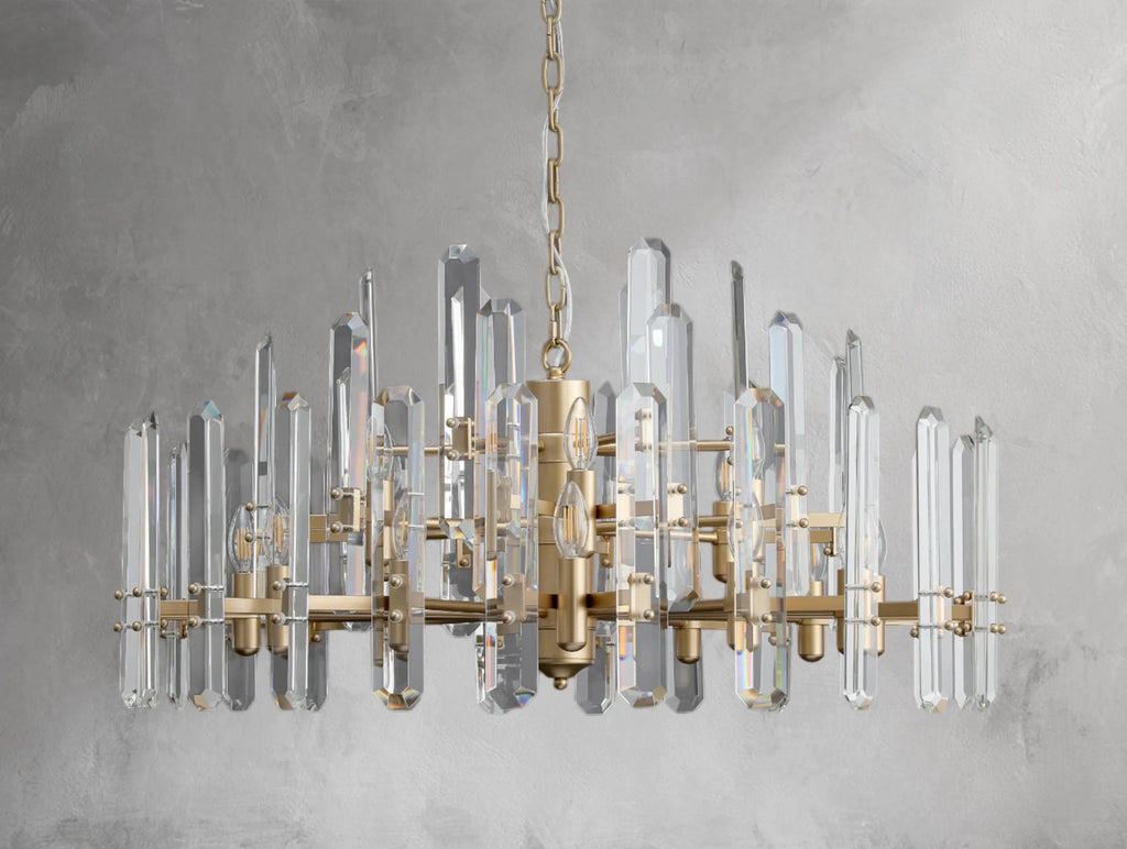 Baingham Round Chandelier - Cyran Lamps