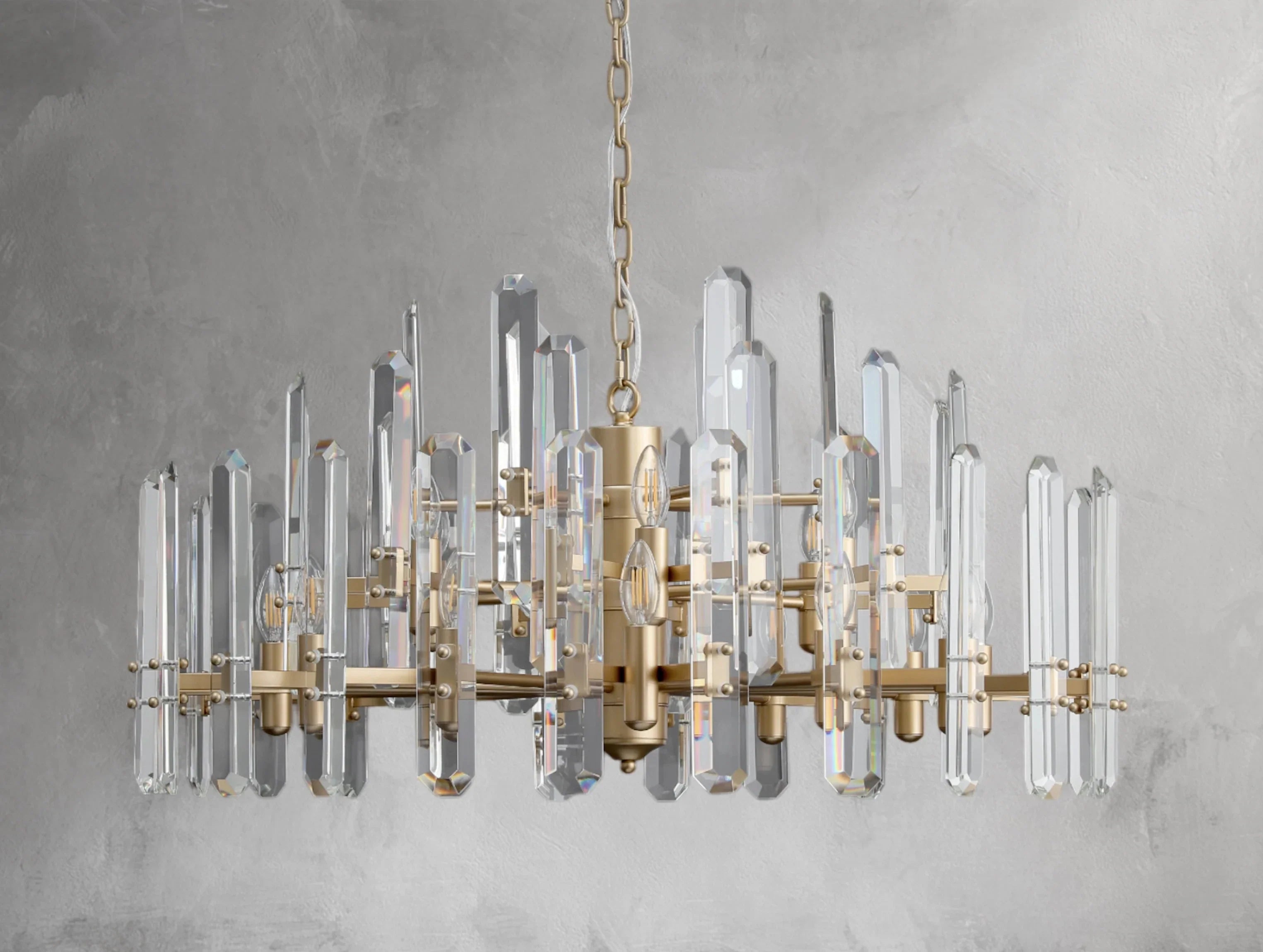 Baingham Round Chandelier - Cyran Lamps