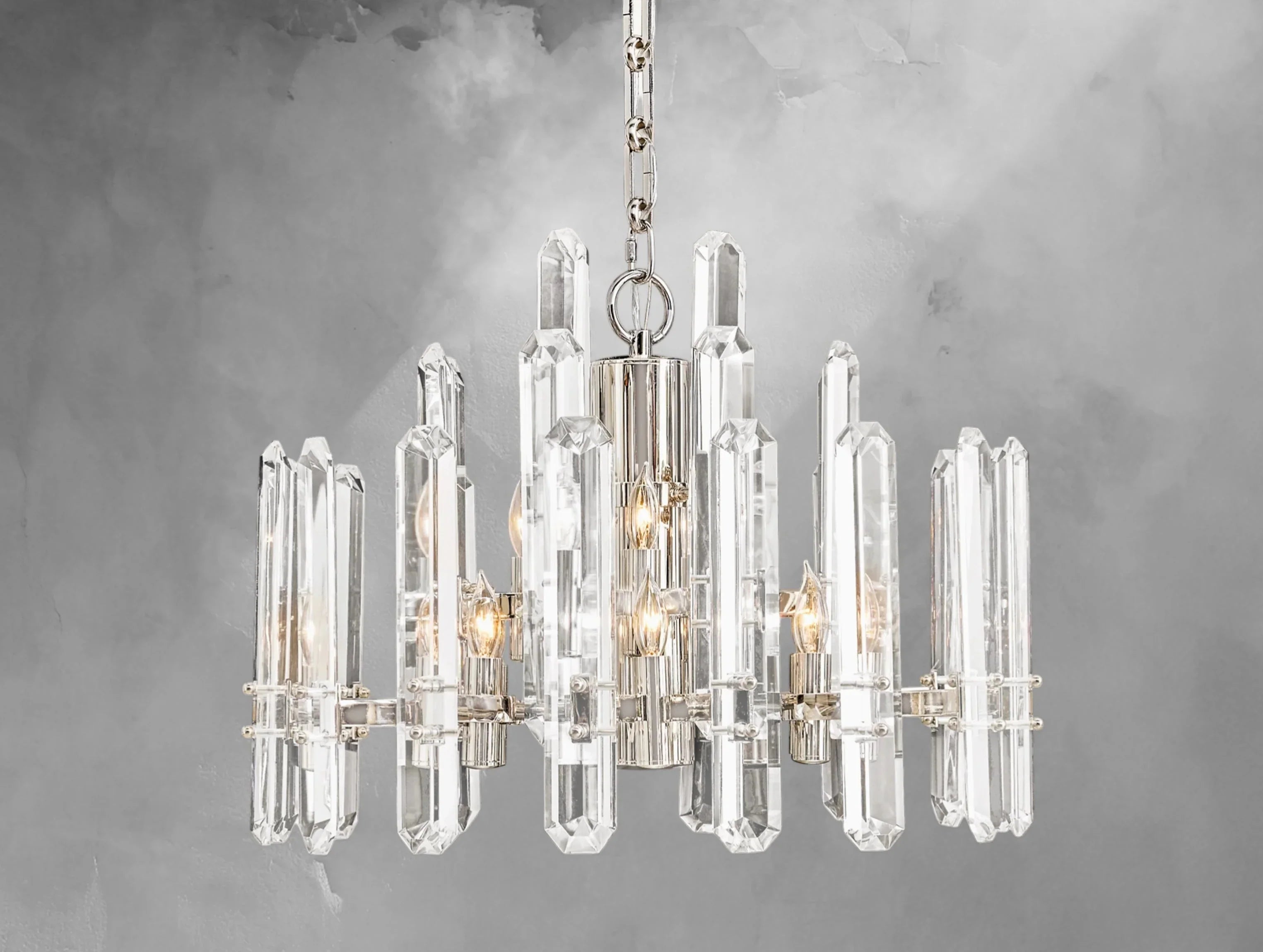 Baingham Round Chandelier - Cyran Lamps