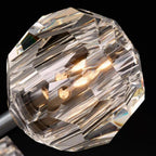 Beula De Clear Cristal Glass Rod Pendant - Cyran Lamps