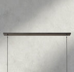 Beula De Cristal Clear Glass Linear Chandelier 48", 60" - Cyran Lamps