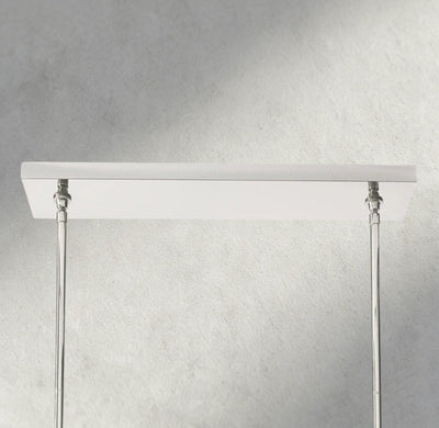 Beula De Cristal Double Linear Chandelier 60" - Cyran Lamps