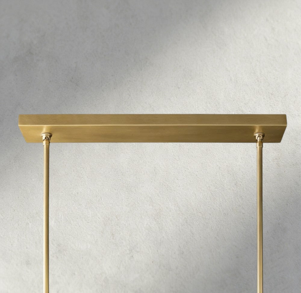 Beula De Cristal Double Linear Chandelier 60" - Cyran Lamps