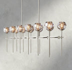 Beula De Cristal Double Linear Chandelier 60" - Cyran Lamps