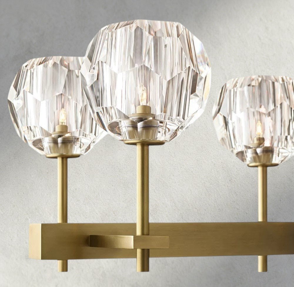 Beula De Cristal Double Linear Chandelier 60" - Cyran Lamps