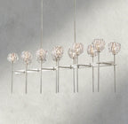 Beula De Cristal Double Linear Chandelier 60" - Cyran Lamps