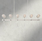 Beula De Cristal Double Linear Chandelier 60" - Cyran Lamps