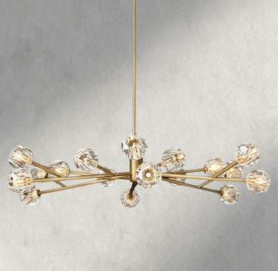 Beula De Cristal Round Chandelier 24", 36", 48", 60", 72" - Cyran Lamps