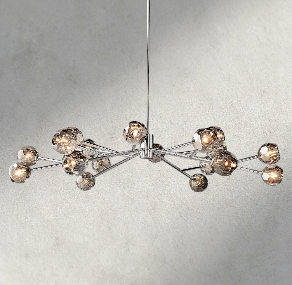Beula De Cristal Round Chandelier 24", 36", 48", 60", 72" - Cyran Lamps