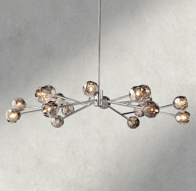 Beula De Cristal Round Chandelier 24", 36", 48", 60", 72" - Cyran Lamps