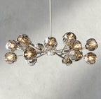 Beula De Cristal Round Chandelier 24", 36", 48", 60", 72" - Cyran Lamps