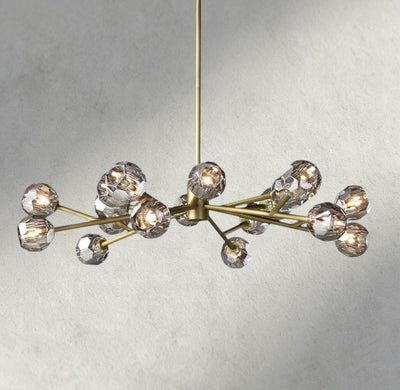 Beula De Cristal Round Chandelier 24", 36", 48", 60", 72" - Cyran Lamps