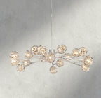 Beula De Cristal Round Chandelier 24", 36", 48", 60", 72" - Cyran Lamps