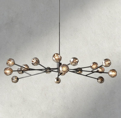 Beula De Cristal Round Chandelier 24", 36", 48", 60", 72" - Cyran Lamps