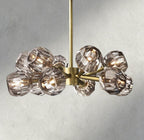 Beula De Cristal Round Chandelier 24", 36", 48", 60", 72" - Cyran Lamps