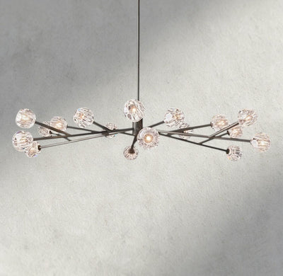Beula De Cristal Round Chandelier 24", 36", 48", 60", 72" - Cyran Lamps