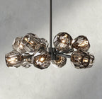 Beula De Cristal Round Chandelier 24", 36", 48", 60", 72" - Cyran Lamps