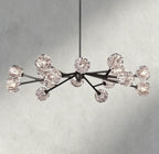 Beula De Cristal Round Chandelier 24", 36", 48", 60", 72" - Cyran Lamps