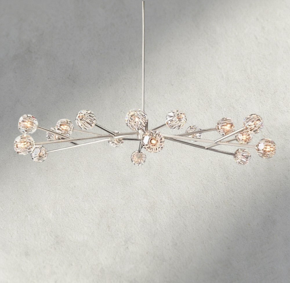 Beula De Cristal Round Chandelier 24", 36", 48", 60", 72" - Cyran Lamps