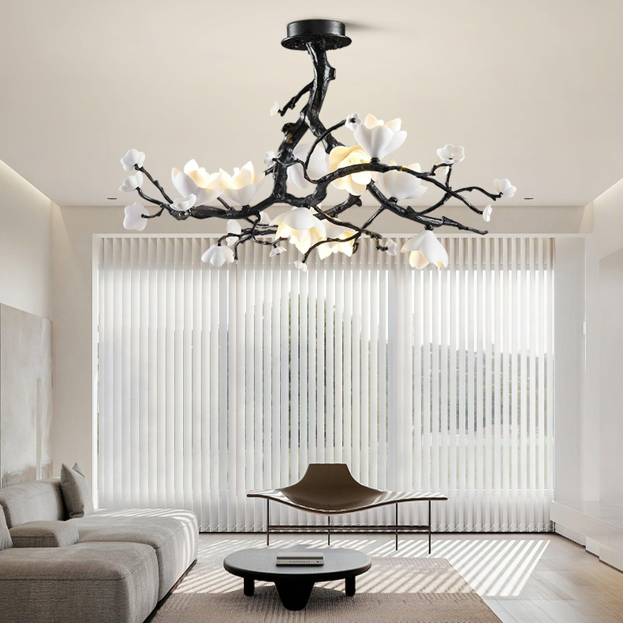 Black Branch Copper Tree Chandelier - ∅ 31.5″ x H 17.7″ / Dia 80cm x H 45cmDark CopperCyranlamps