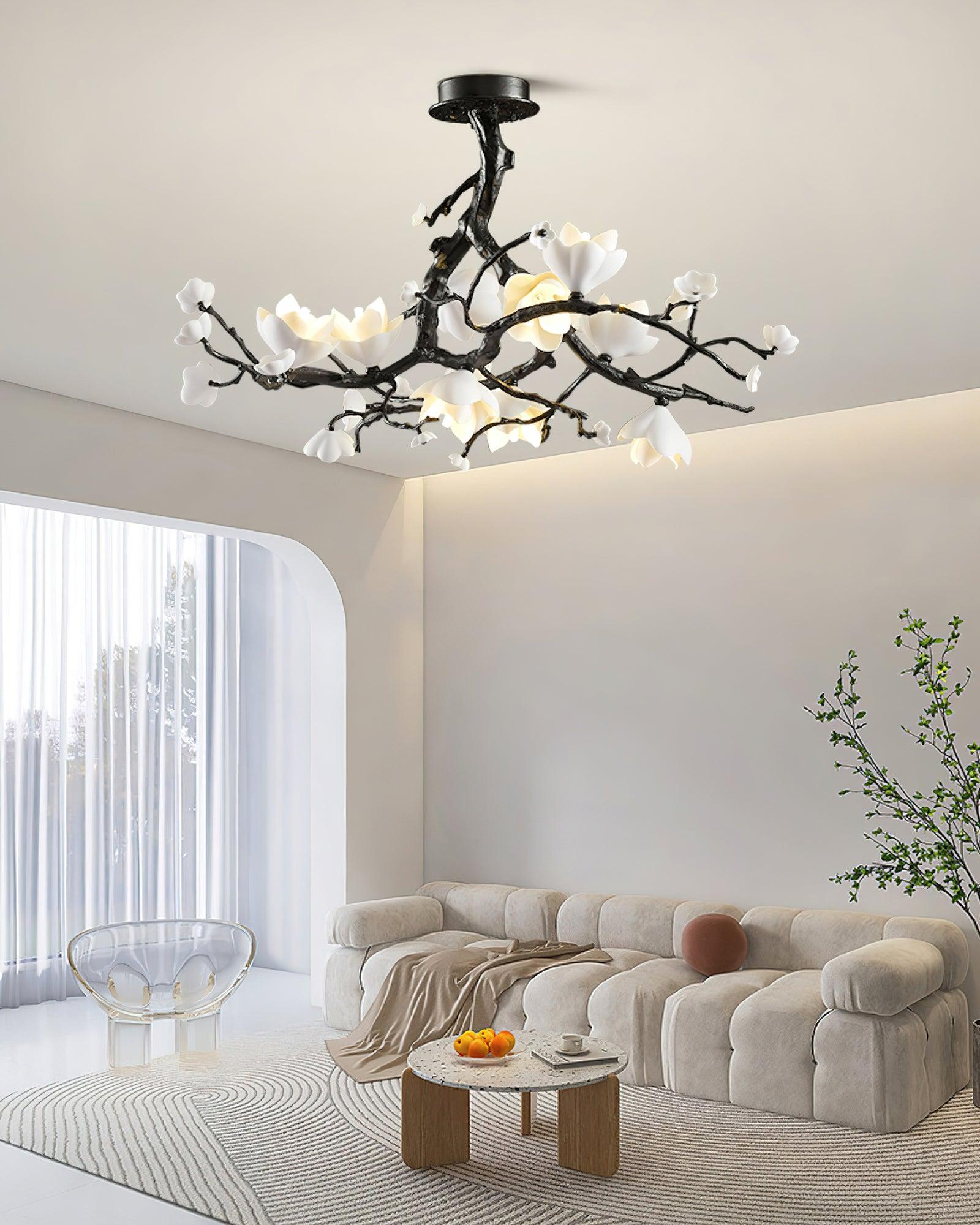 Black Branch Copper Tree Chandelier - ∅ 31.5″ x H 17.7″ / Dia 80cm x H 45cmDark CopperCyranlamps