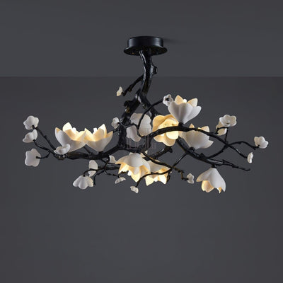 Black Branch Copper Tree Chandelier - ∅ 31.5″ x H 17.7″ / Dia 80cm x H 45cmDark CopperCyranlamps