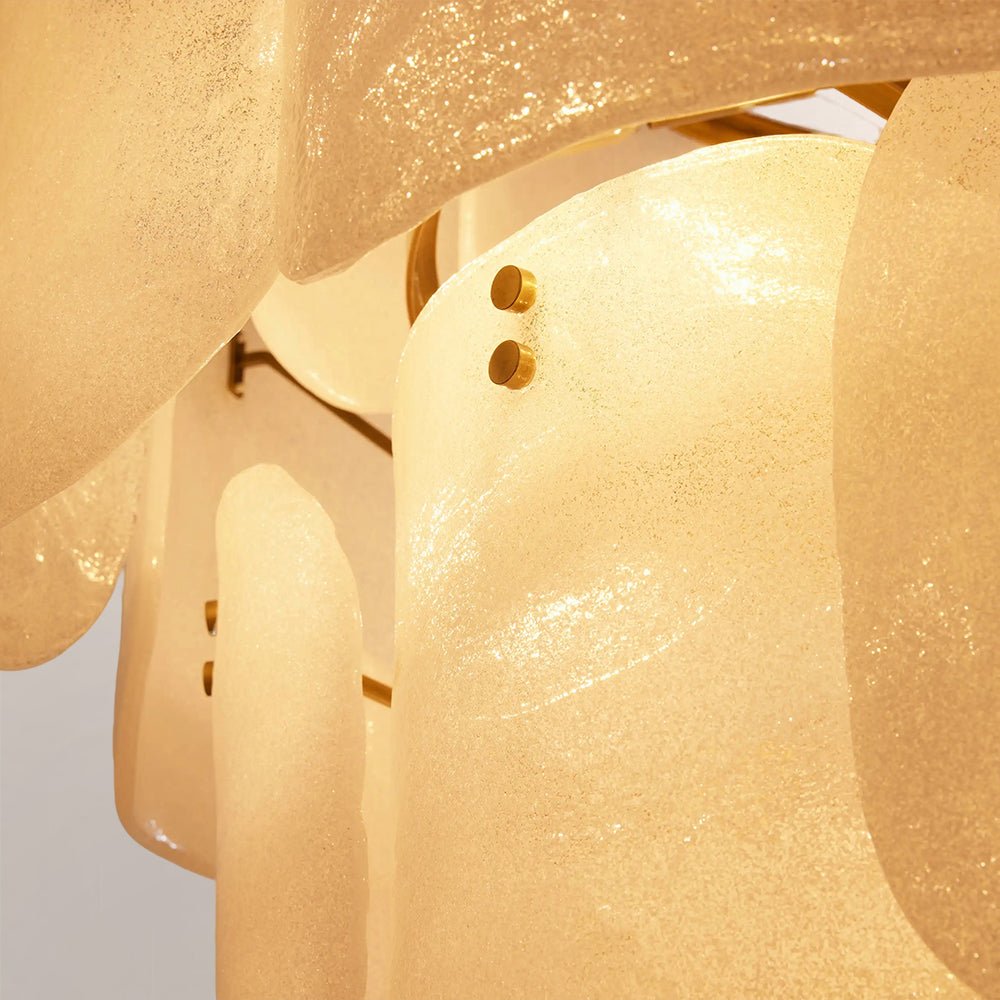 Blaire Tiered Blown Glass Chandelier - Cyran Lamps