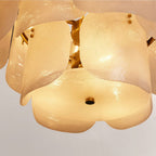 Blaire Tiered Blown Glass Chandelier - Cyran Lamps