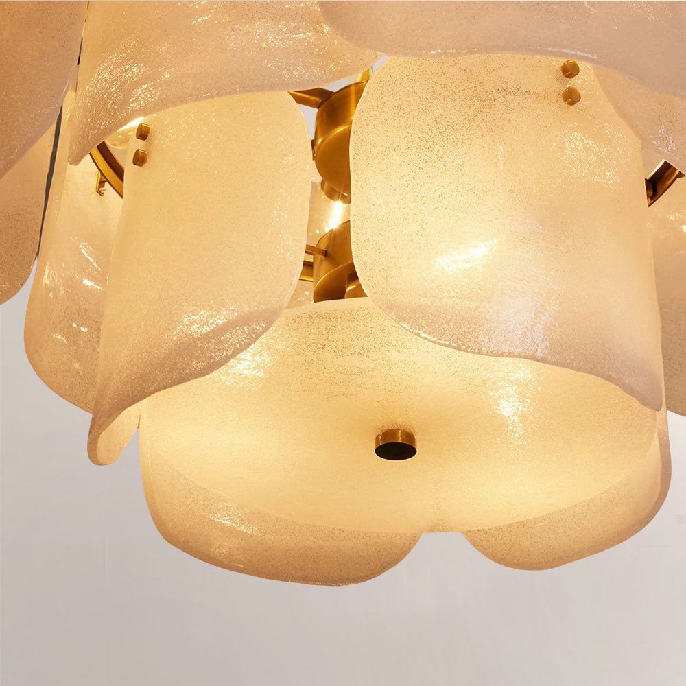Blaire Tiered Blown Glass Chandelier - Cyran Lamps