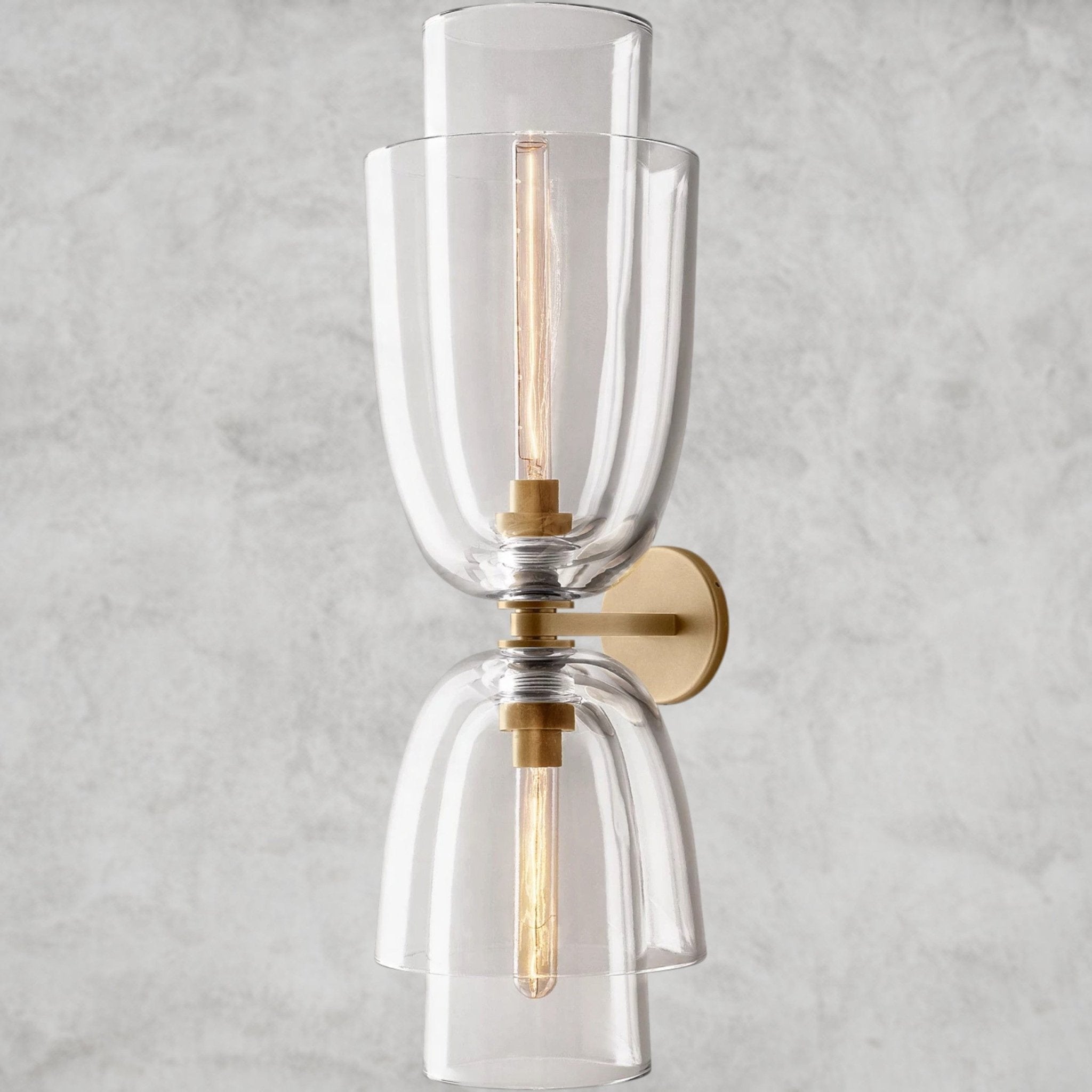 Blom Glass Cloche Grand Sconce - Cyran Lamps