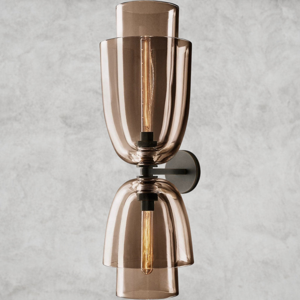 Blom Glass Cloche Grand Sconce - Cyran Lamps