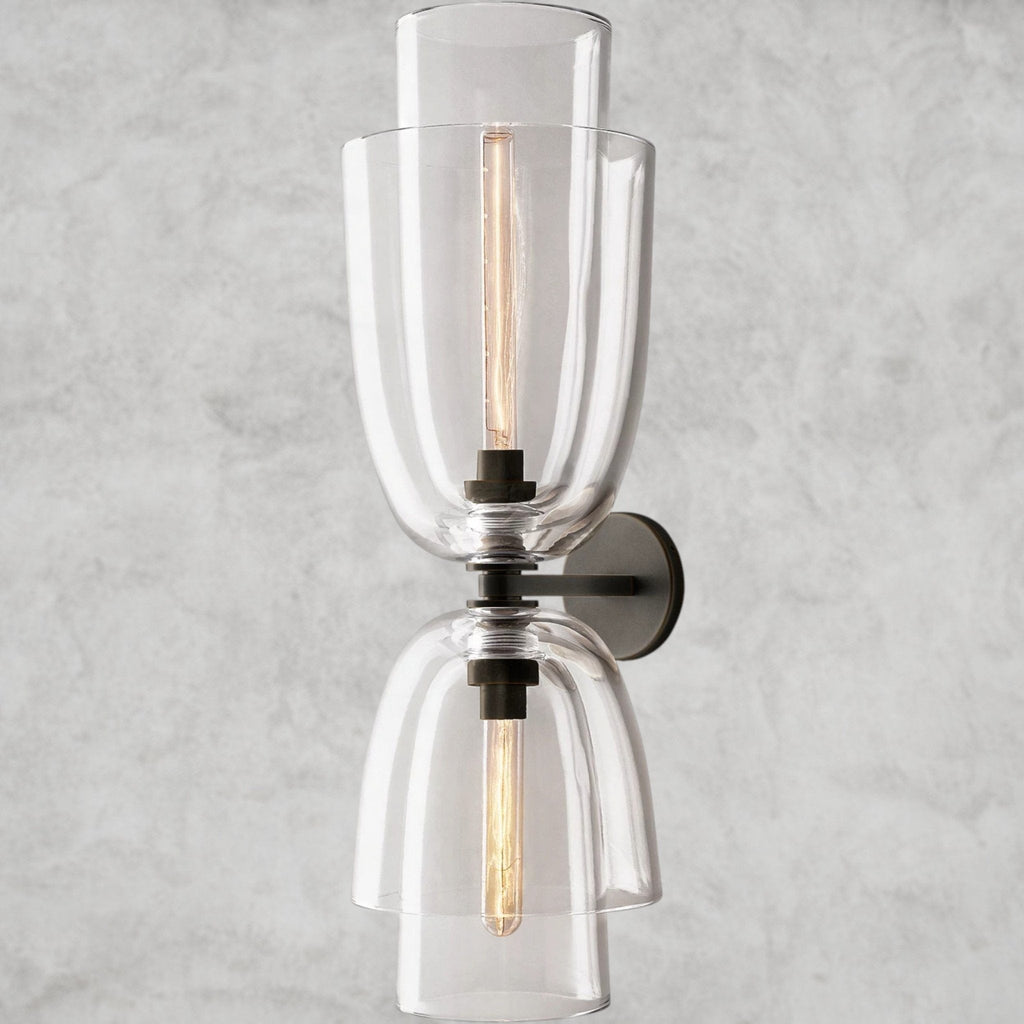 Blom Glass Cloche Grand Sconce - Cyran Lamps
