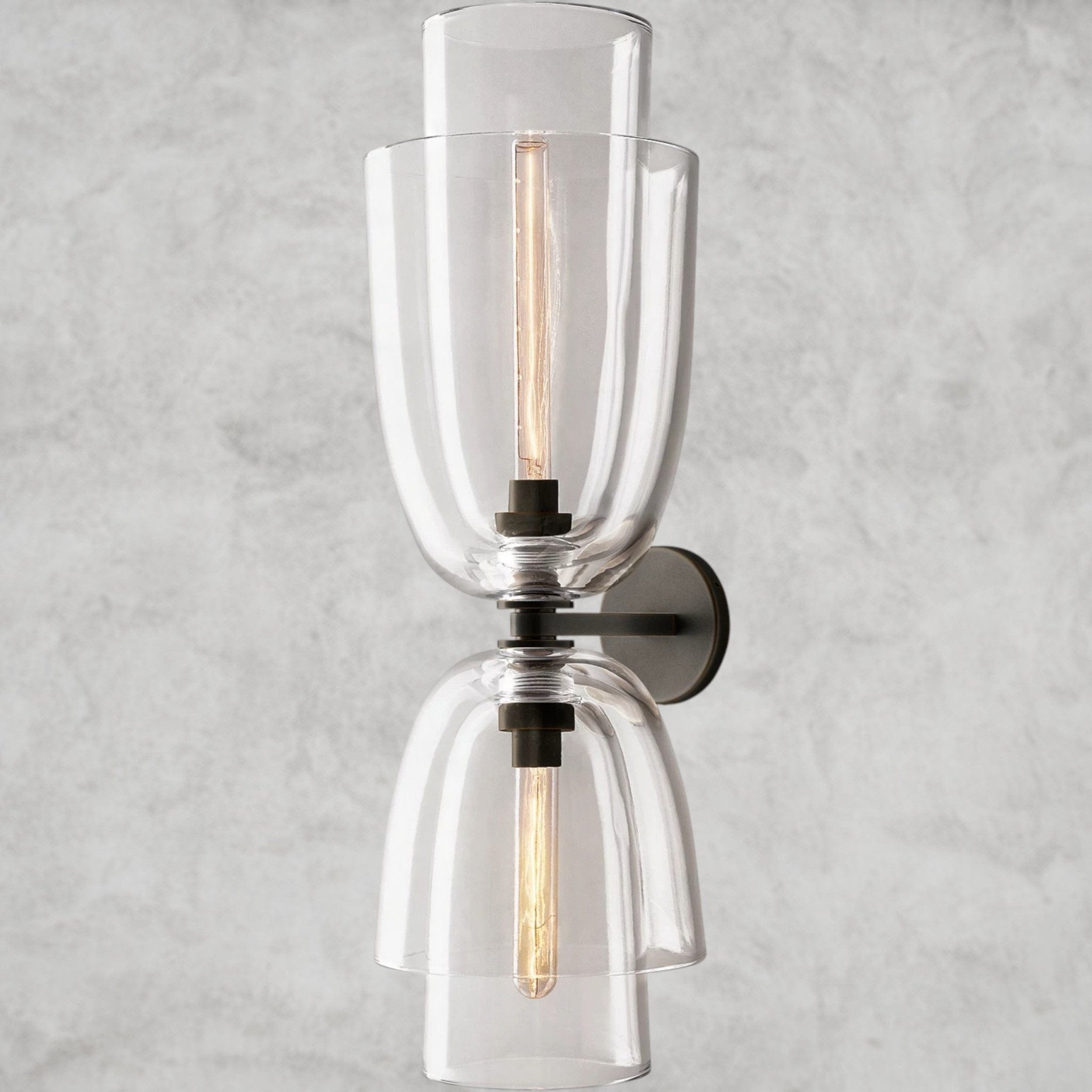 Blom Glass Cloche Grand Sconce - Cyran Lamps